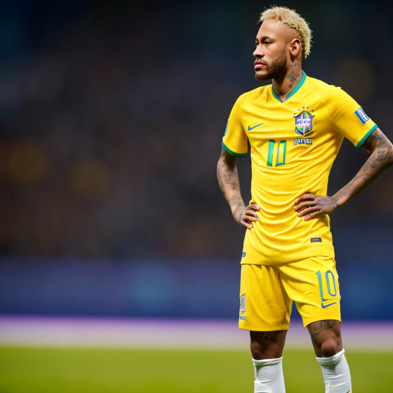 00064-2497395220-full body portrait of neymar   standing with yellow soccer uniform looking to the viewer, Digital art,  big depth of field,  8k,.png